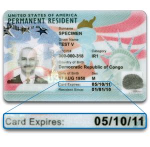 green card expired|I.